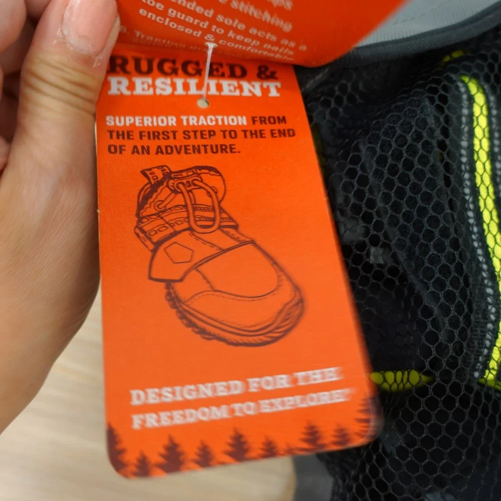 Arcadia Trail Dog Boots XXL Black Yellow All Terrain Reflective Outdoor Booties